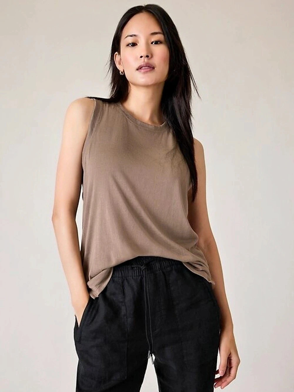 NWT💕Athleta Breezy Tank Sleeveless Top in Pyrite Size  XXS
